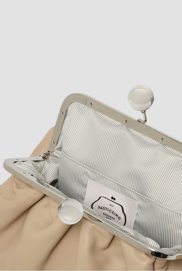Borsa Pasticcino medium donna naturale 