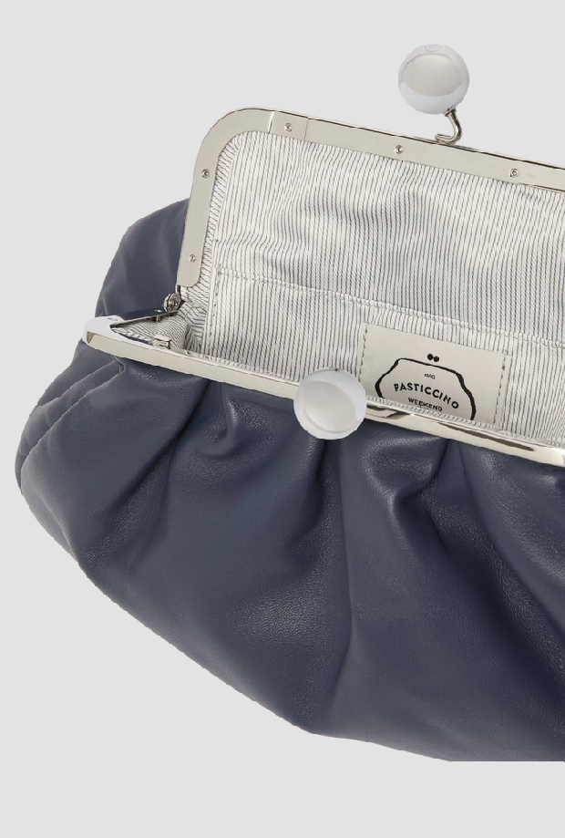 Borsa Pasticcino medium donna blu marino 