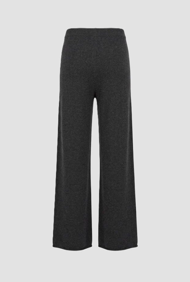 Pantalone in misto lana donna antracite 