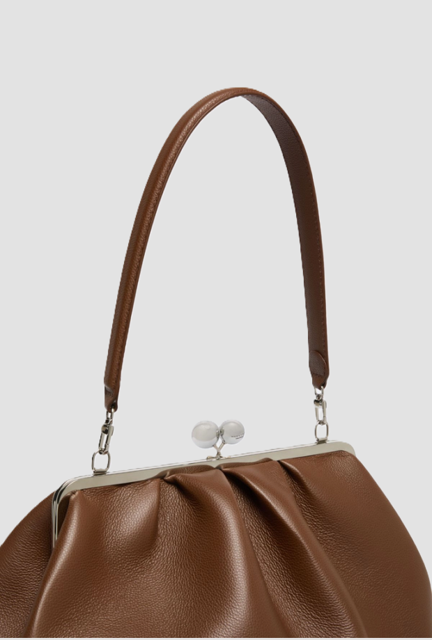 Borsa Pasticcino XXL donna marrone 