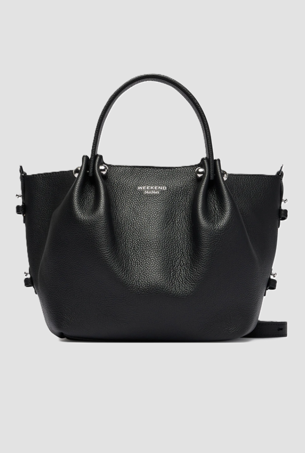 Borsa in pelle da donna nero 