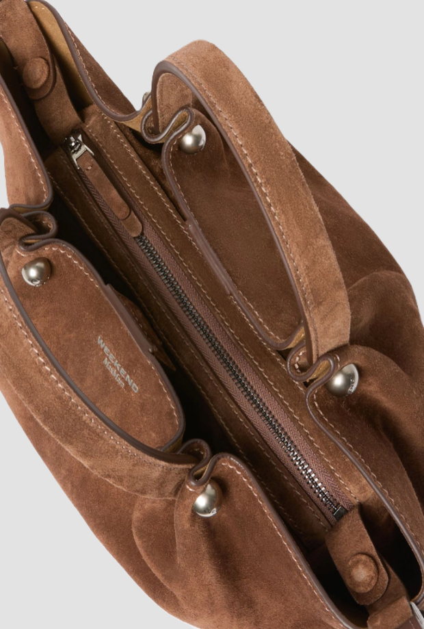 Borsa Tote bag donna cioccolato 