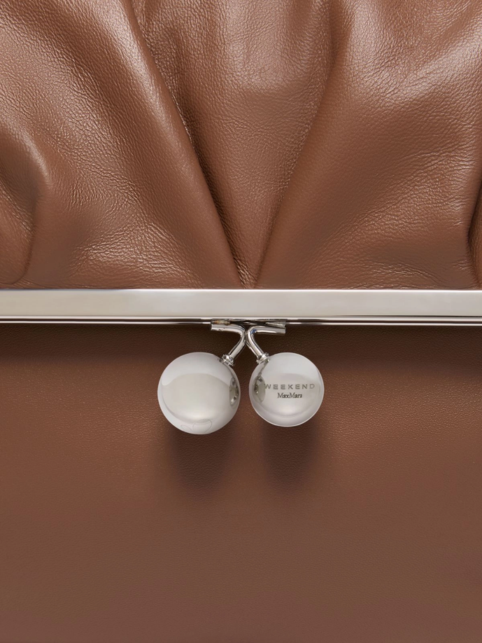 Borsa Pasticcino a busta donna cuoio 