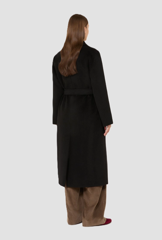 Cappotto monopetto donna nero 