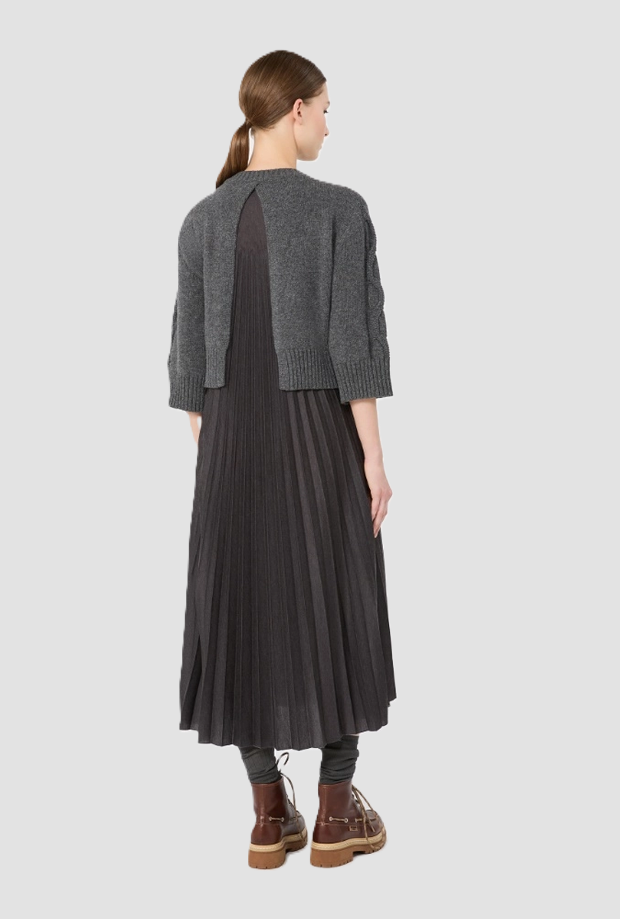 Abito 2 in 1 donna antracite 