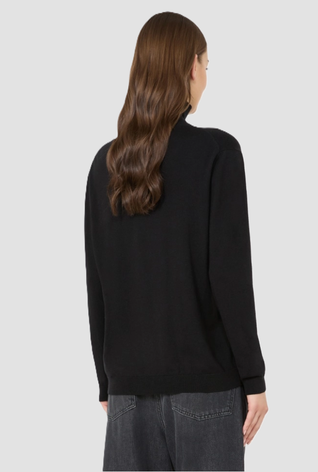 Dolcevita misto lana donna nero 