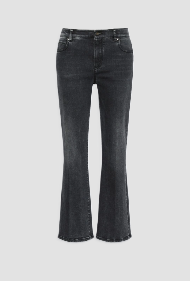 Jeans slim fit donna nero 