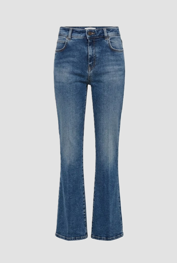 Jeans slim fit donna blu denim 
