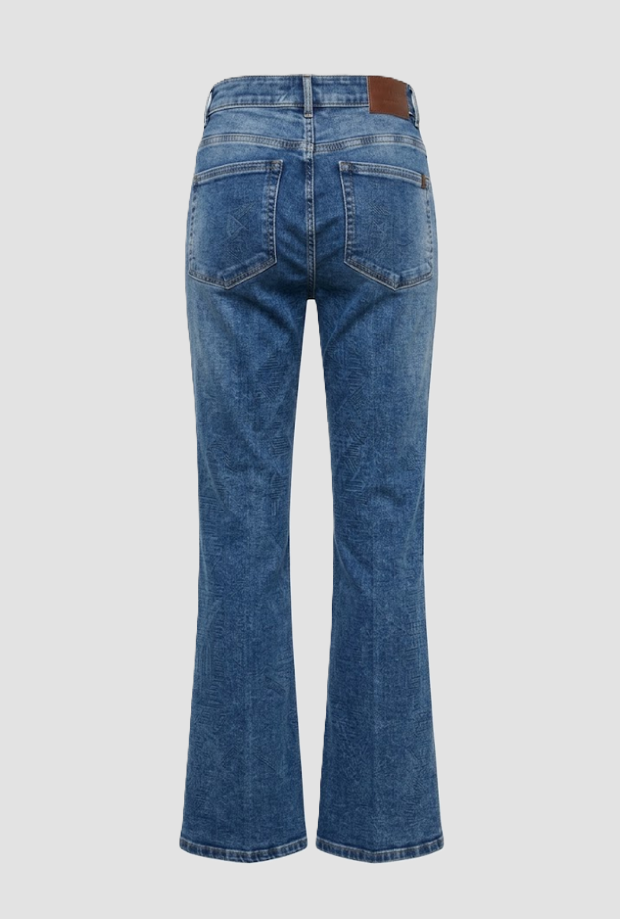 Jeans slim fit donna blu denim 