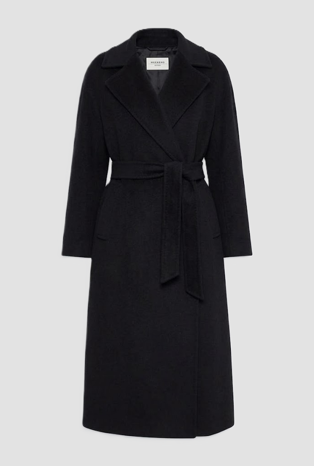 Cappotto a vestaglia donna nero 