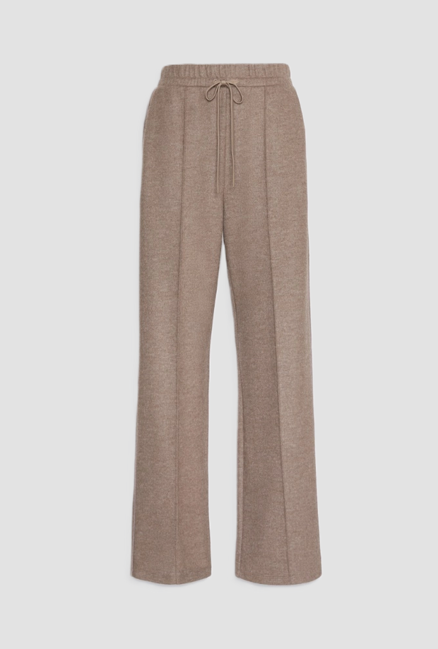 Pantalone in jersey drap donna marron glacé 