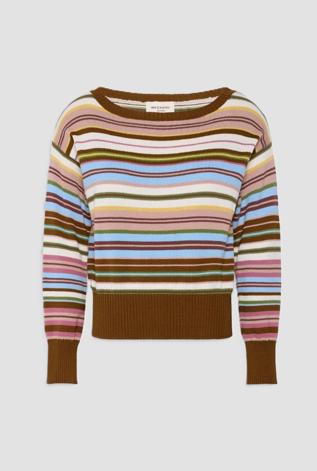 Maglia in filato donna multicolor 