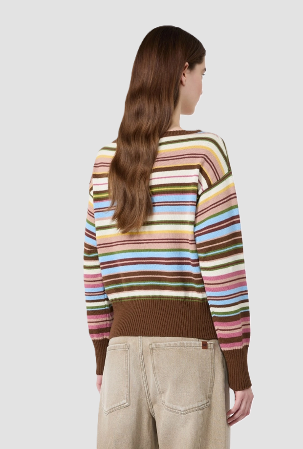 Maglia in filato donna multicolor 