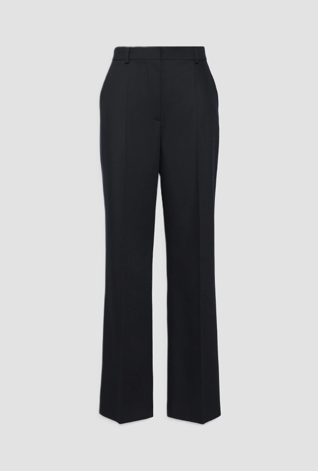 Pantalone in lana donna blu marino 