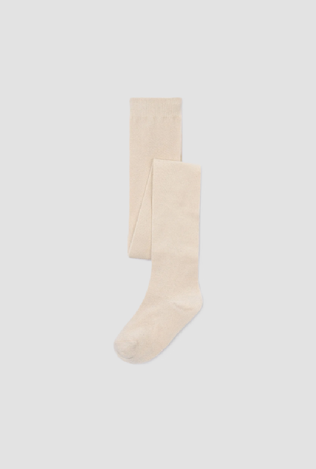 Calzamaglia da bambina beige 