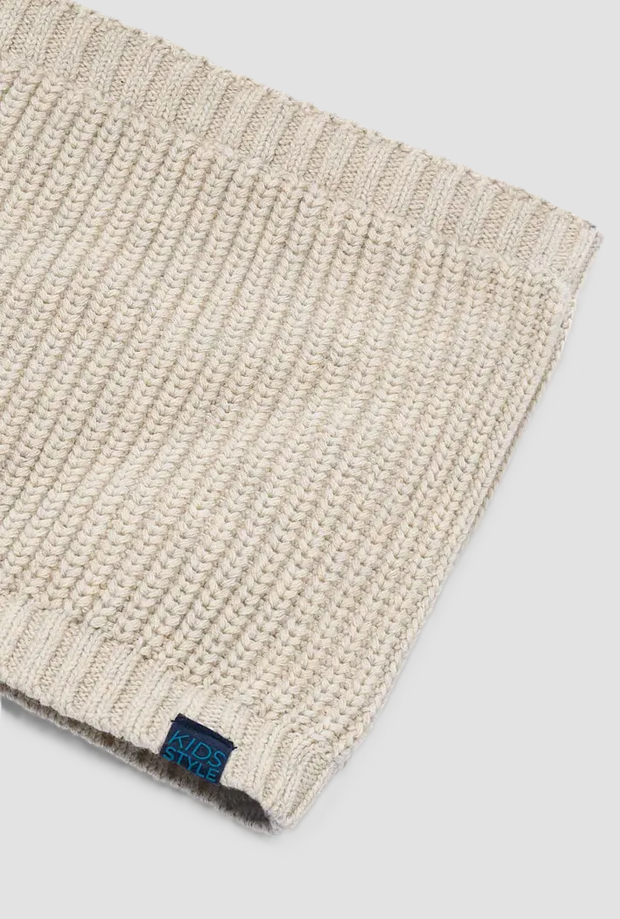 Scaldacollo bambino beige 