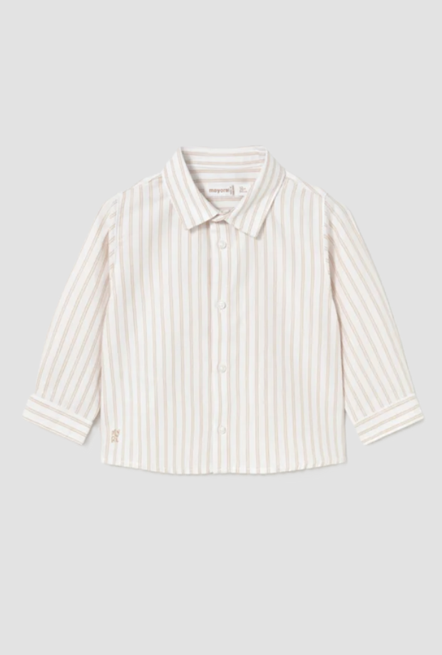 Camicia a righe da bambino biscotto 