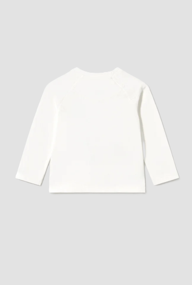 Maglia corsa bambino bianco 
