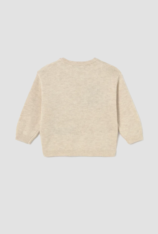 Maglione intarsi bambino pietra 