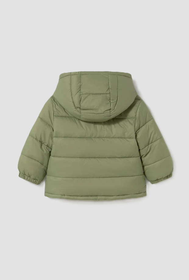 Giubbino reversibile da bambino verde alloro 