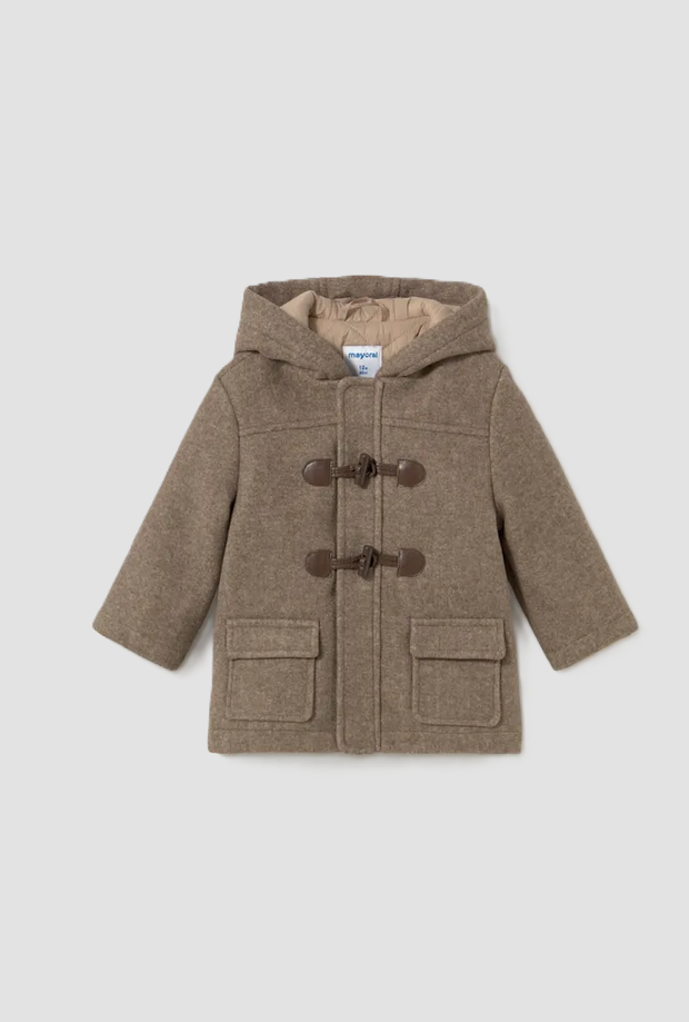 Trench da bambino marrone 