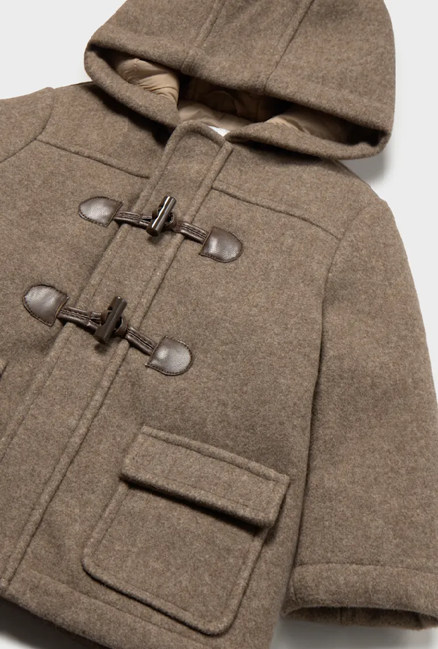 Trench da bambino marrone 