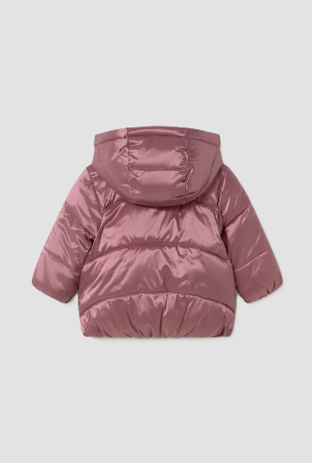 Giubbino reversibile bambina violetta 
