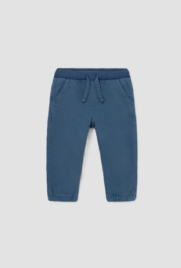 Pantalone jogger da bambino blu indaco 