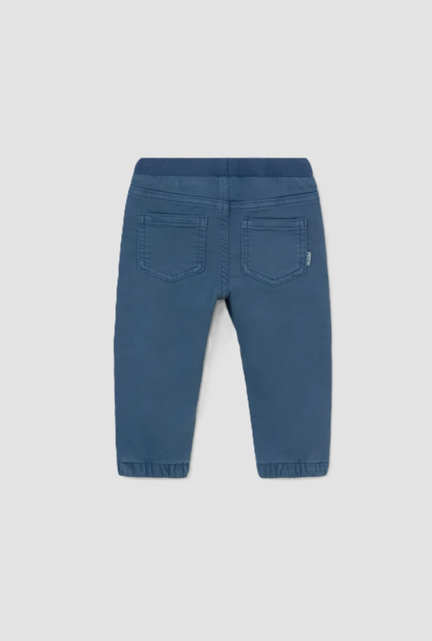 Pantalone jogger da bambino blu indaco 