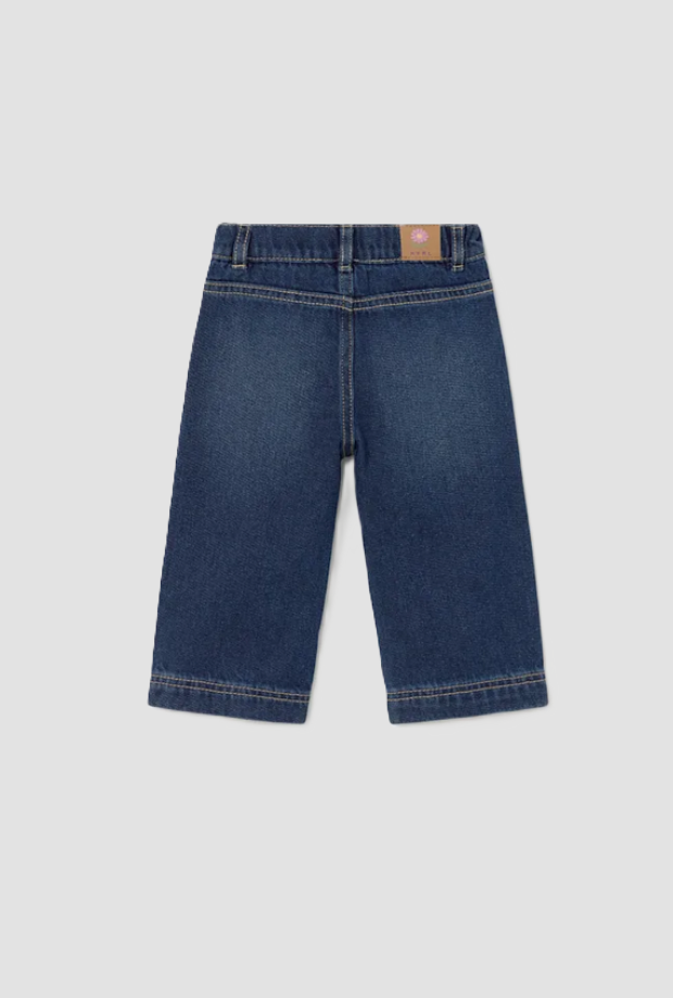 Jeans bambina blu scuro 