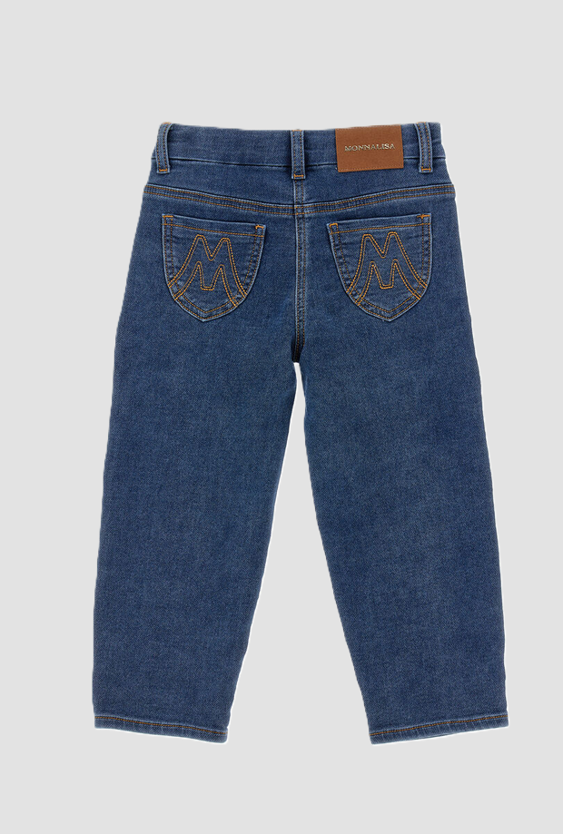 Jeans con applicazioni Toy Story bambina blu 