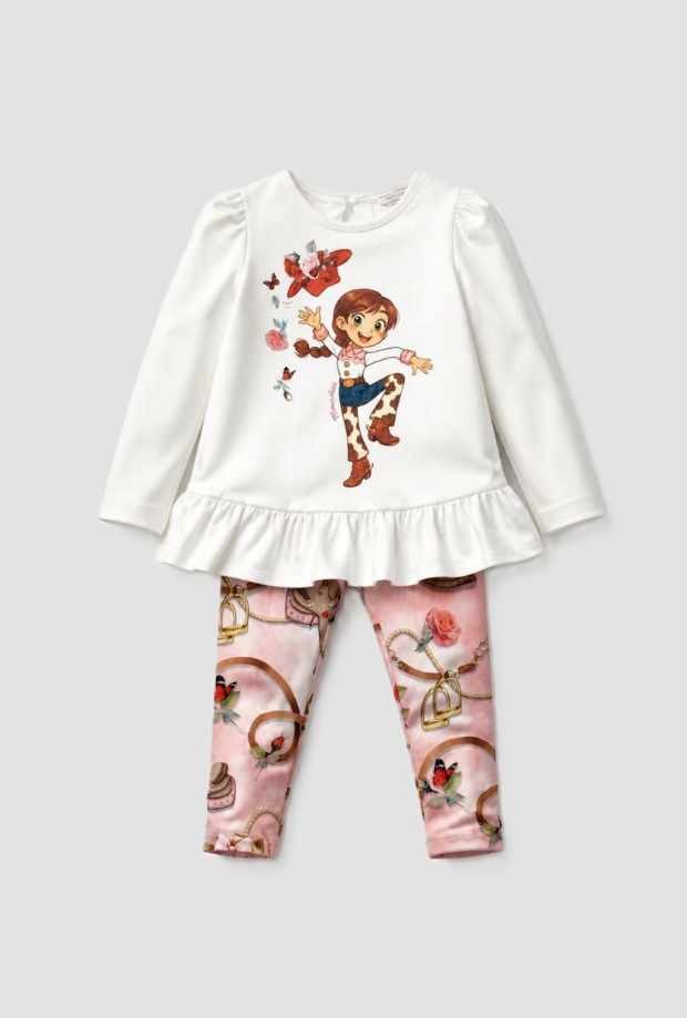 Completo Toy Story bambina panna-cipria 