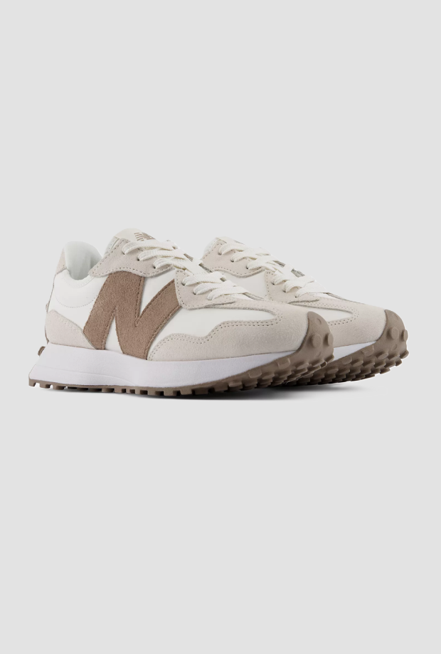 Scarpe NB 327 da donna beige-marrone 