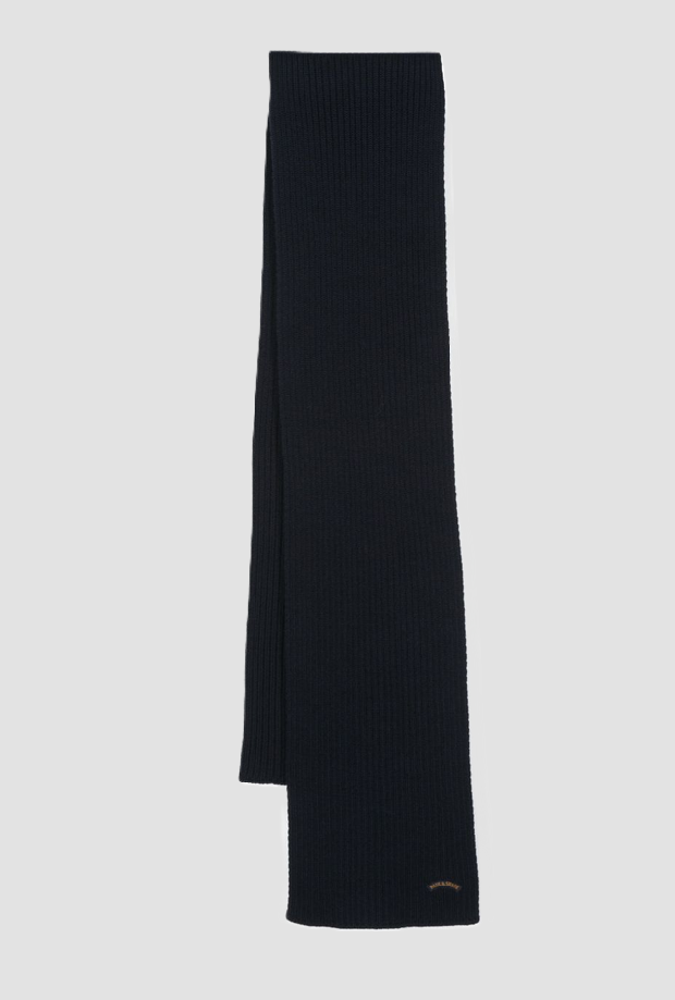 Sciarpa in lana uomo nero 