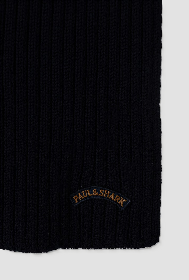 Sciarpa in lana uomo navy blue 