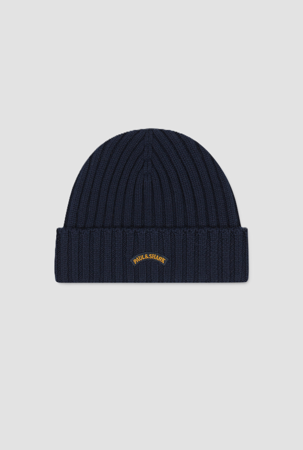 Moon badge Soft Cool Touch wool beanie 