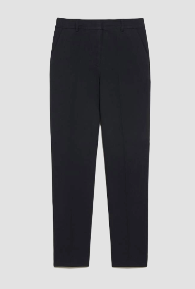 Pantalone slim fit donna blu 