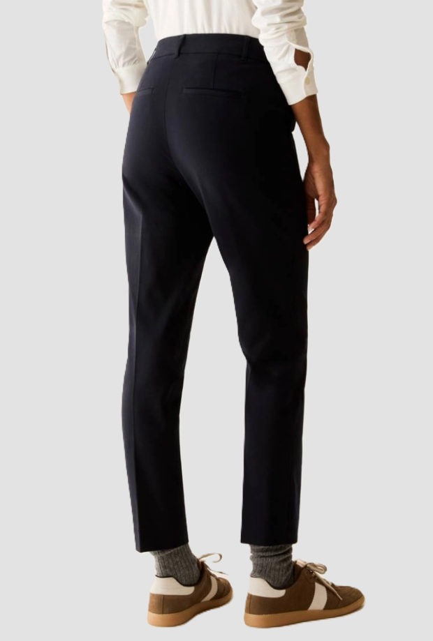 Pantalone slim fit donna blu 