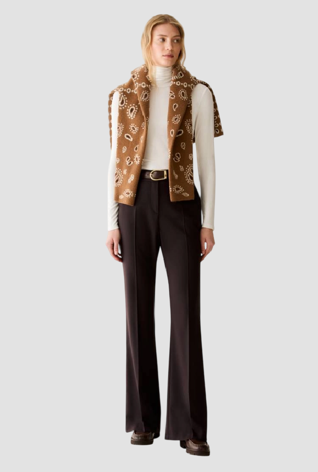 Pantalone sartoriale donna testa di moro 