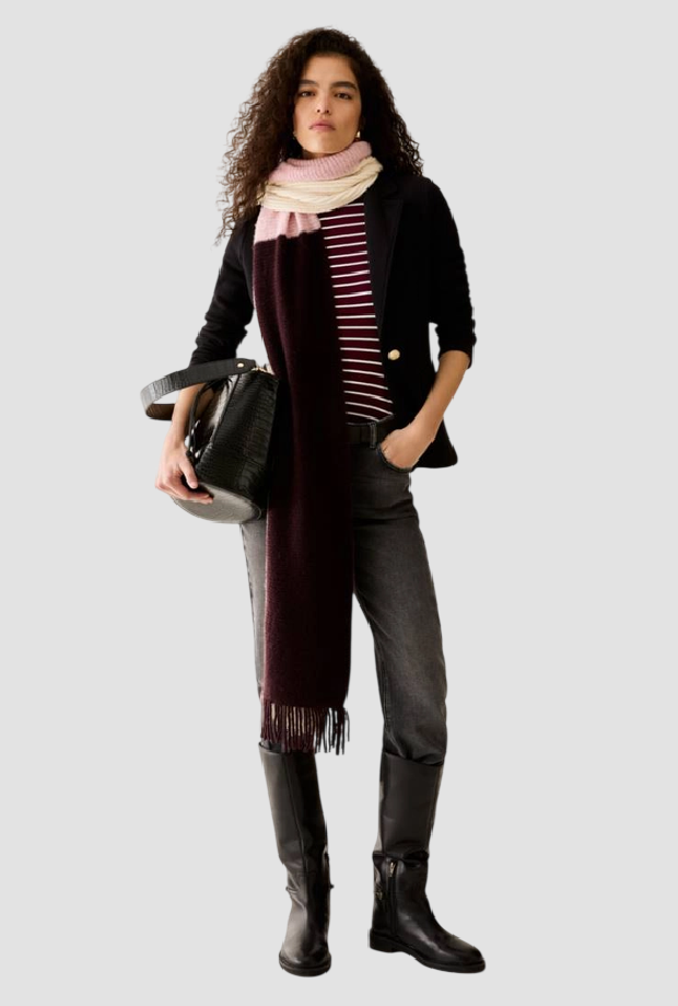 Giacca slim fit donna nero 
