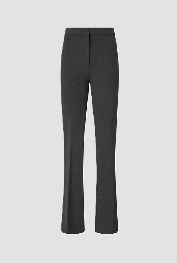Pantalone in punto stoffa donna grigio 