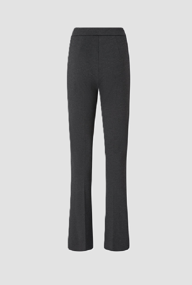 Pantalone in punto stoffa donna grigio 