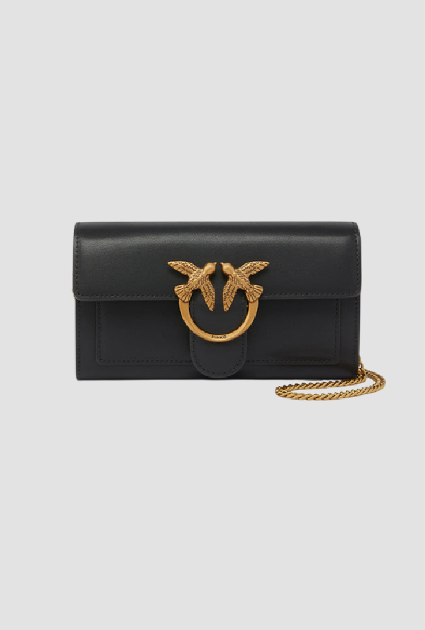 Portafoglio Bag a tracolla donna nero 