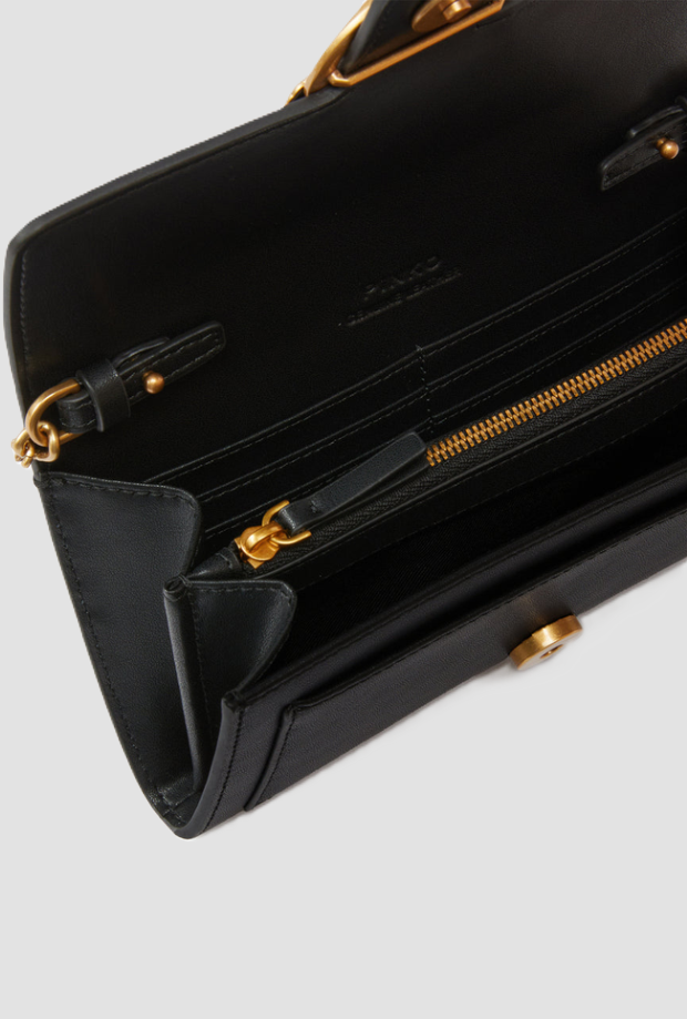 Portafoglio Bag a tracolla donna nero 
