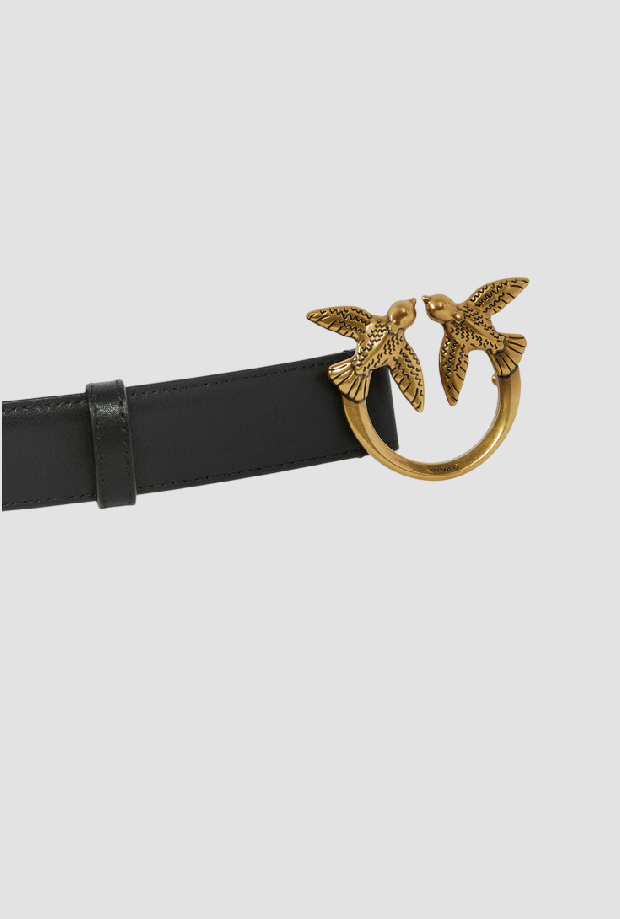 Cintura Love Birds donna nero 