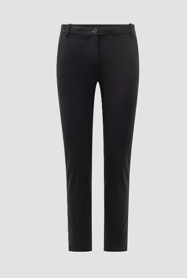 Pantalone a sigaretta donna nero 