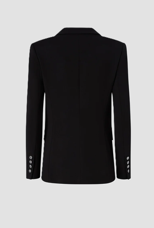 Giacca monopetto donna nero 