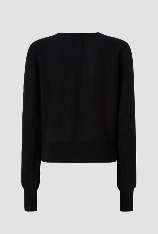Maglia con logo Love Birds donna nero 