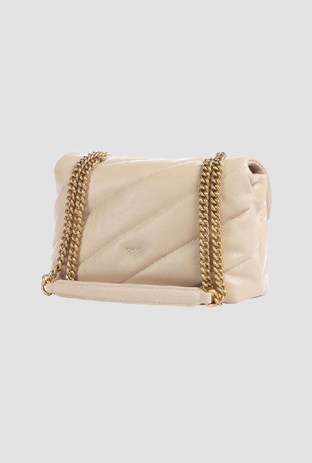Borsa Love Birds New Buckle donna beige 