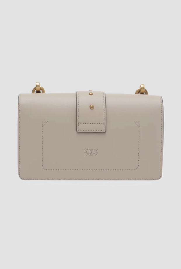 Borsa mini Love One donna beige 